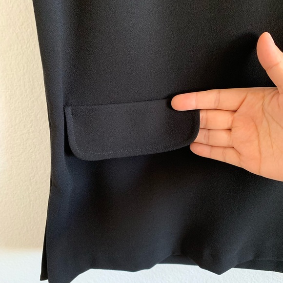 ZARA Basic Sleeveless Top Black Sz S - Picture 5 of 8